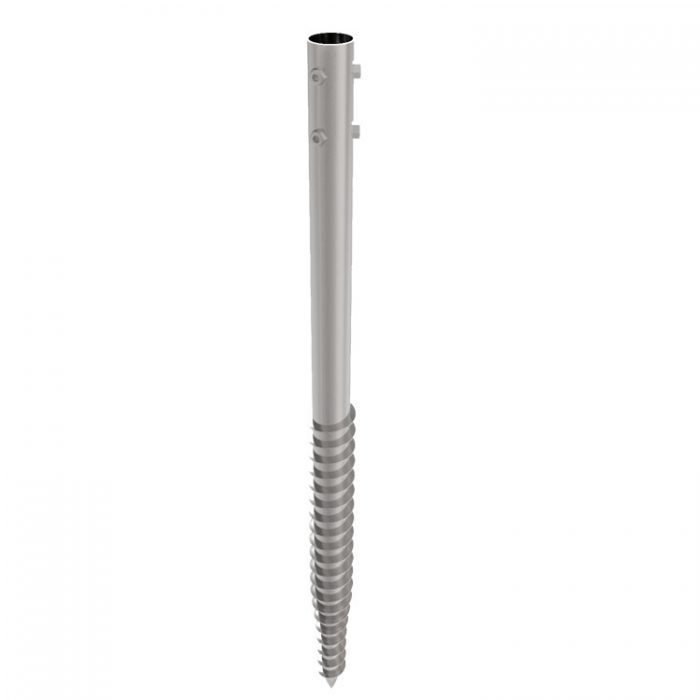 adjustable ground screw pole anchor-2