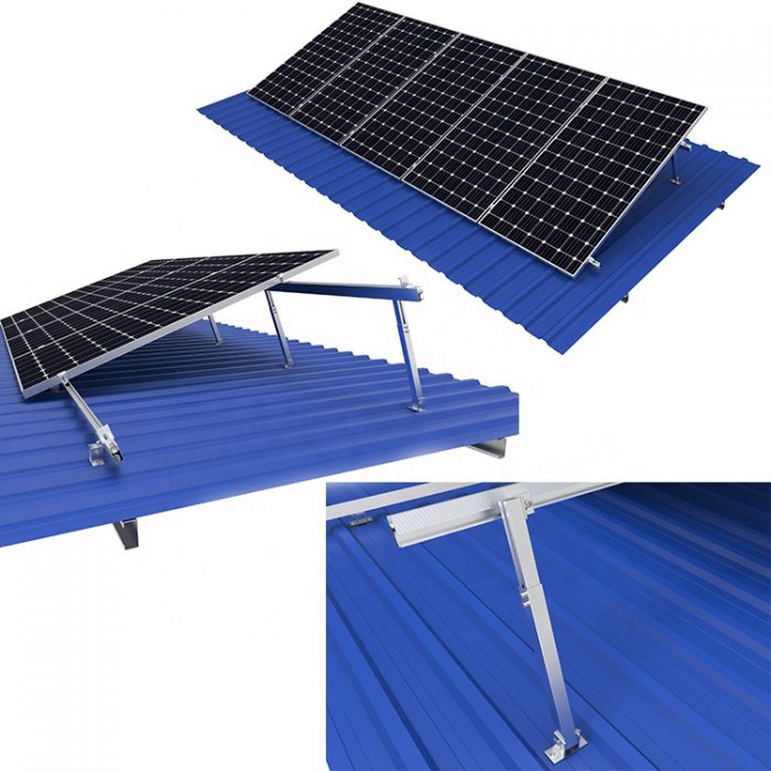 asphalt flat roof solar mounting structure-3