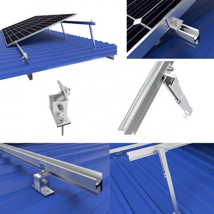 asphalt flat roof solar mounting structure-4
