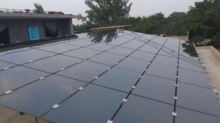 solar panel frameless module clamps-5