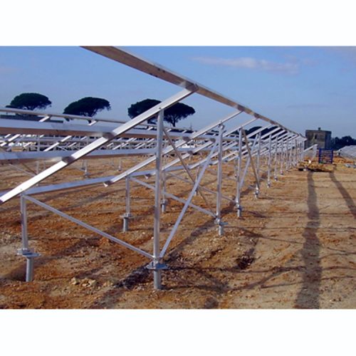 steel ground solar mounting structure-1